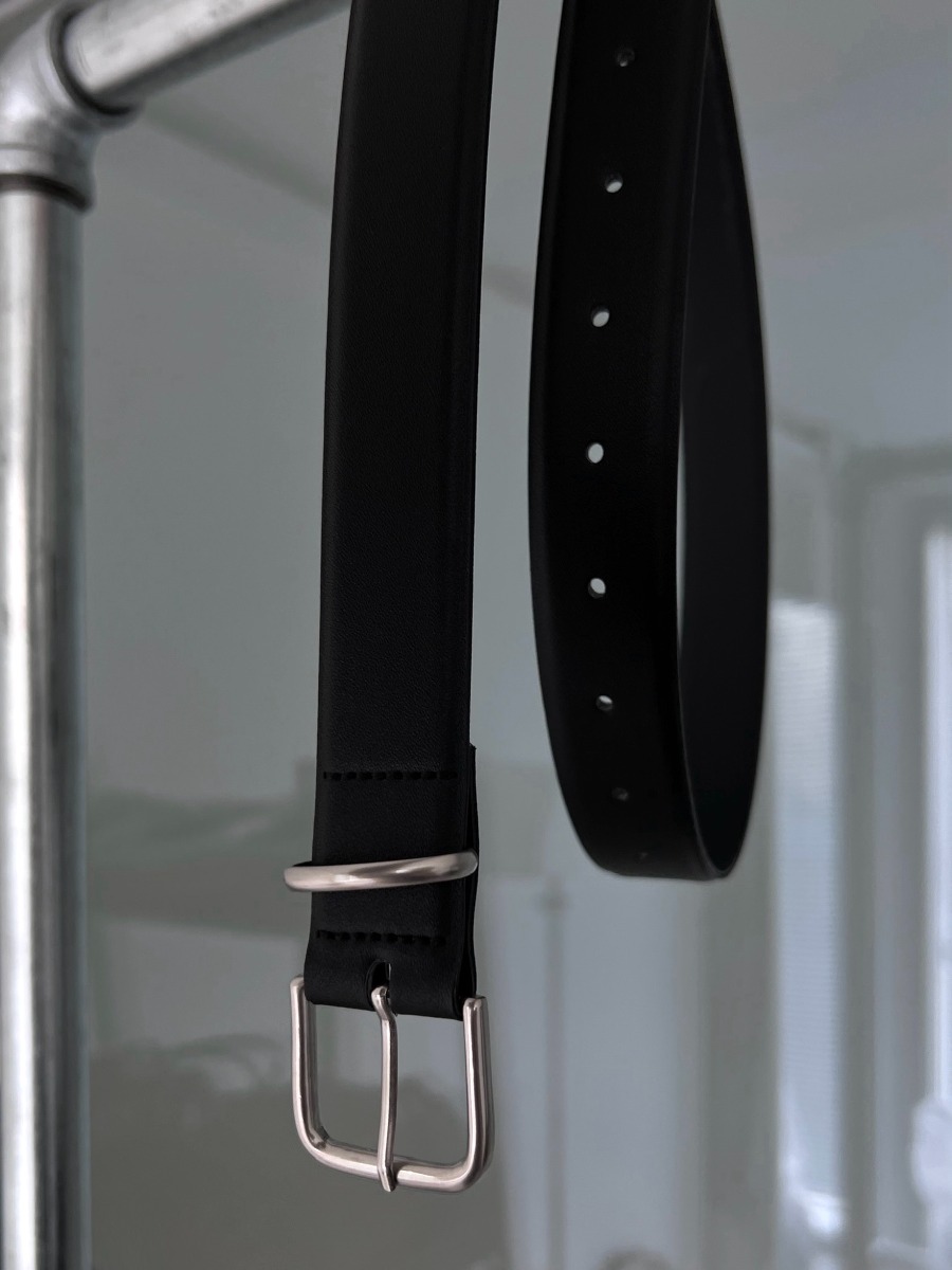 Basic Leather Belt (black)