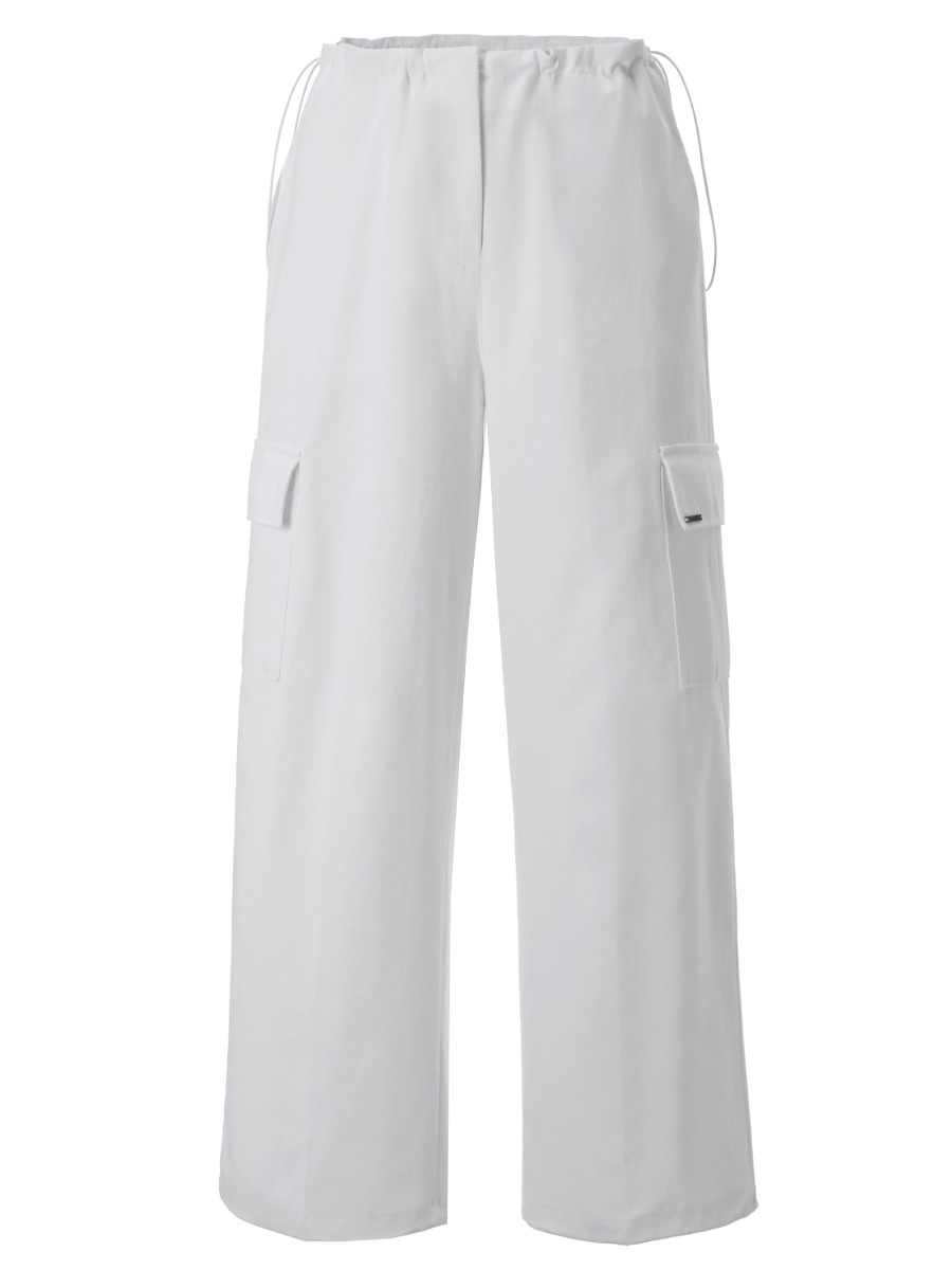 [INEGI] Used String Cargo Pants (white)